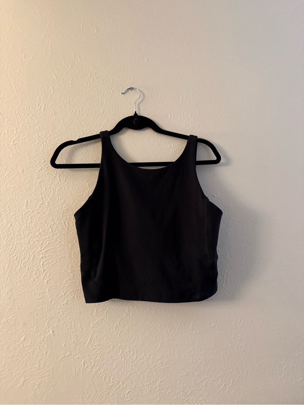 Colorfulkoala Black Women's Tank Top with Built in Bra L